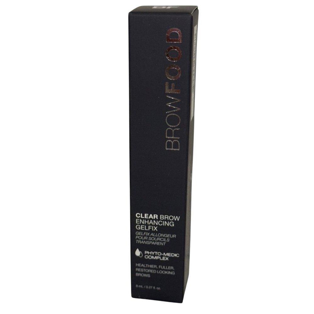 BrowFood Clear Brow Enhancing Gelfix Phyto-Medic Complex Vegan Condition NEW